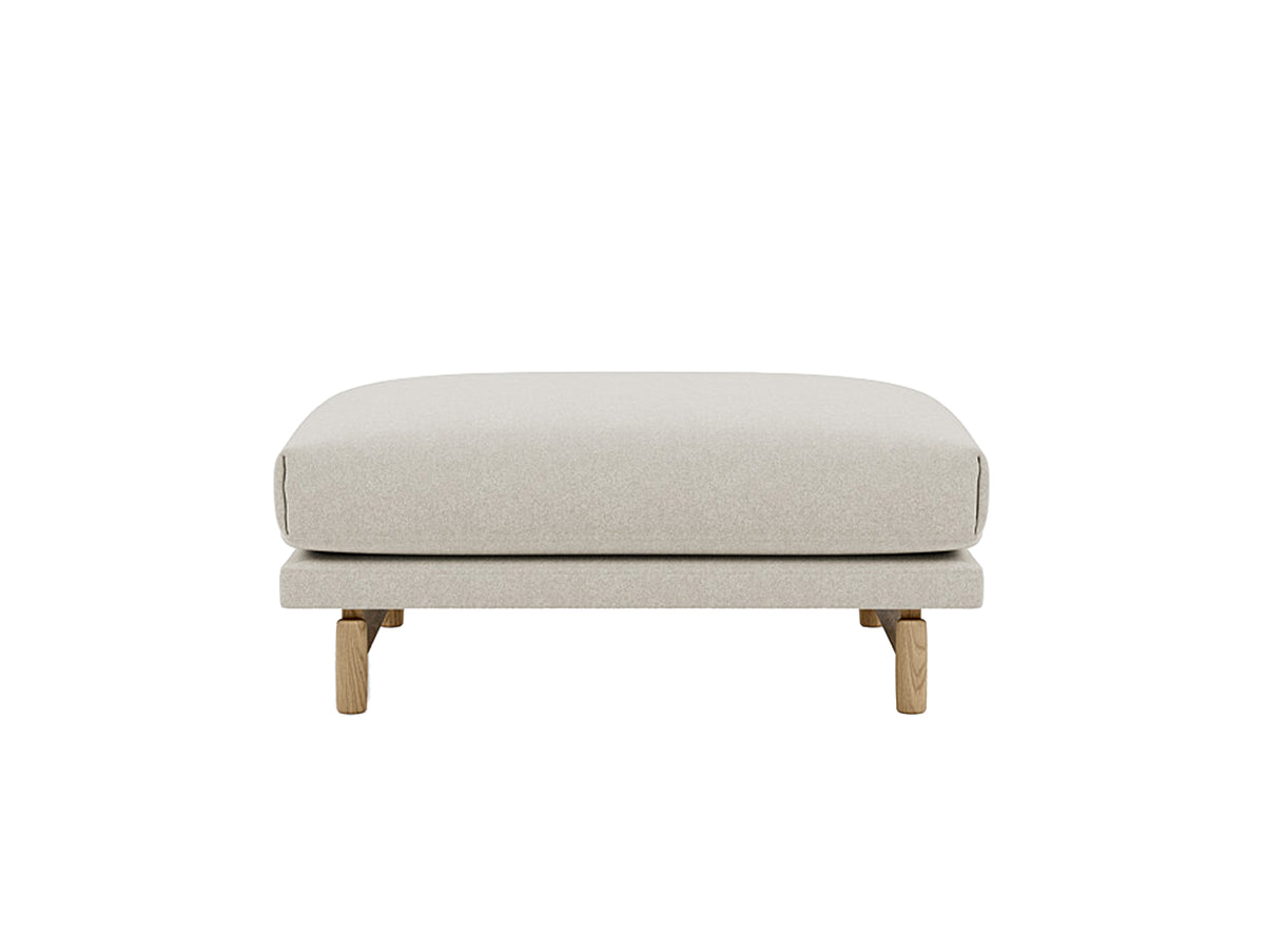 Rest Pouf by Muuto - Oak Base / Wooly 2256