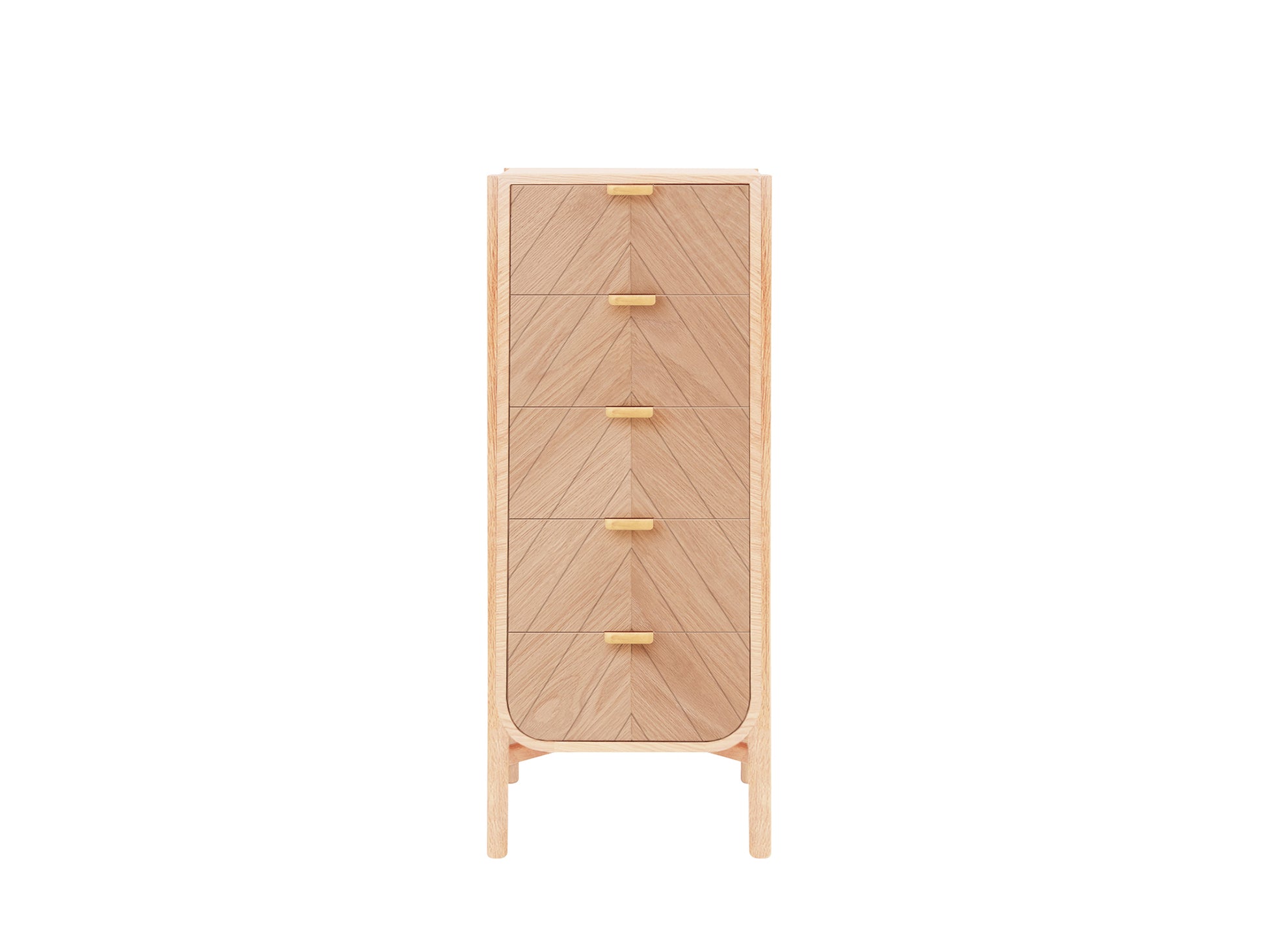 Marius Tall Chest of Drawers by Hartô - Natural Oak 