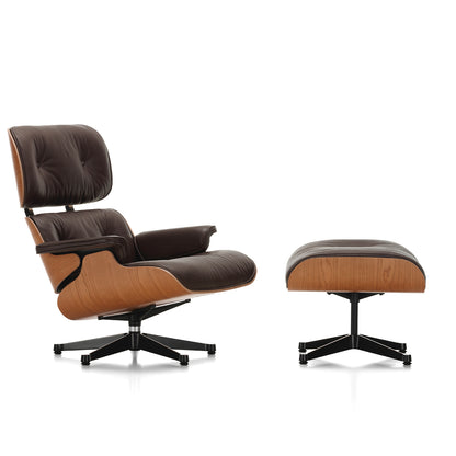 Eames Lounge Chair by Vitra - American Cherry / Chocolate