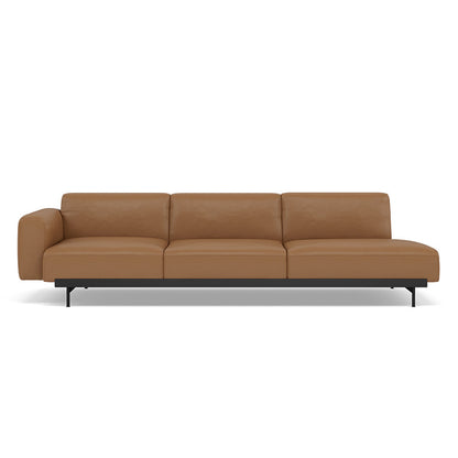 In Situ 3-Seater Modular Sofa by Muuto - Configuration 3 / Refine Leather Cognac