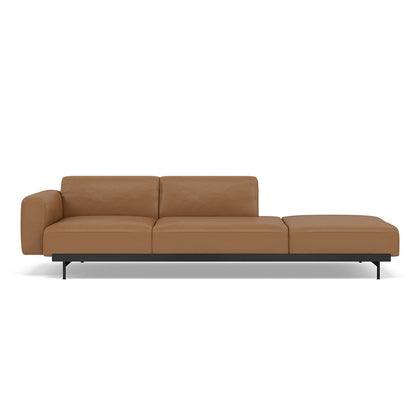 In Situ 3-Seater Modular Sofa by Muuto - Configuration 5 / Refine Leather Cognac 