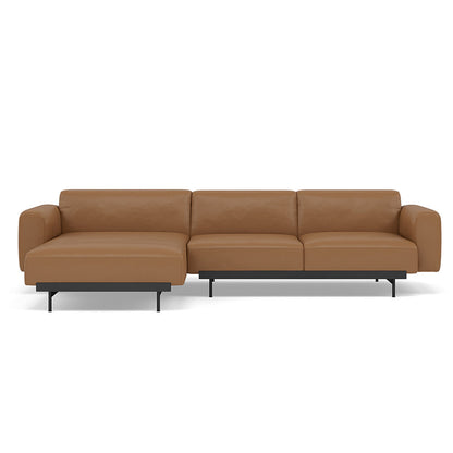In Situ 3-Seater Modular Sofa by Muuto - Configuration 7 / Refine Leather Cognac 