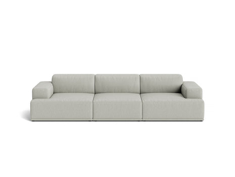 Connect Soft 3-Seater Modular Sofa by Muuto - Configuration 1 / Clay 12