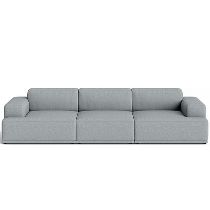 Connect Soft 3-Seater Modular Sofa by Muuto - Configuration 1 / Hallingdal 130