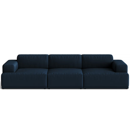 Connect Soft 3-Seater Modular Sofa by Muuto - Configuration 1 / Steelcut Trio 796