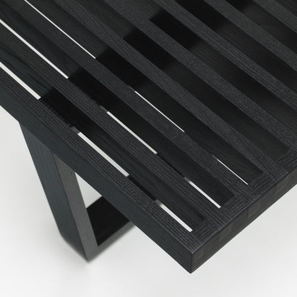 Nelson Bench by Vitra - Black Lacquered Ash