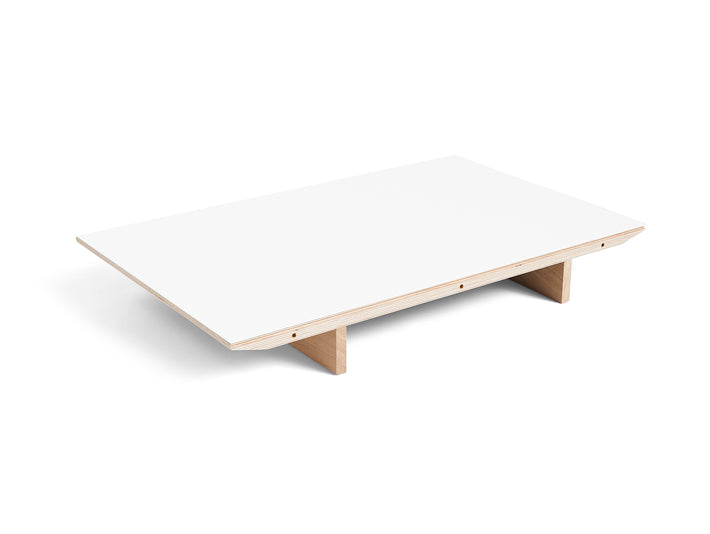 CPH30 Extendable Leaf and Leg by HAY - 50x80 / White Laminate / Lacquered Oak