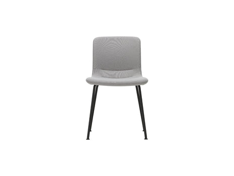 HAL Soft Tube Chair by Vitra - Basic Dark Powder Coated Steel / Plano 18 Light Grey / Sierra Grey (F30)