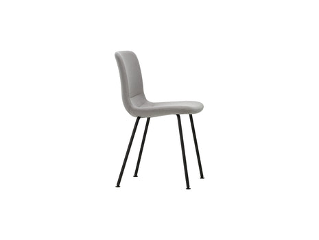 HAL Soft Tube Chair by Vitra - Basic Dark Powder Coated Steel / Plano 18 Light Grey / Sierra Grey (F30)