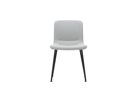 HAL Soft Tube Chair by Vitra - Basic Dark Powder-Coated Steel / Plano 05 Cream White / Sierra Grey (F30)