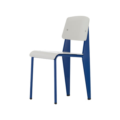 Standard SP Chair by Vitra - warm grey seat / bleu marcoule base