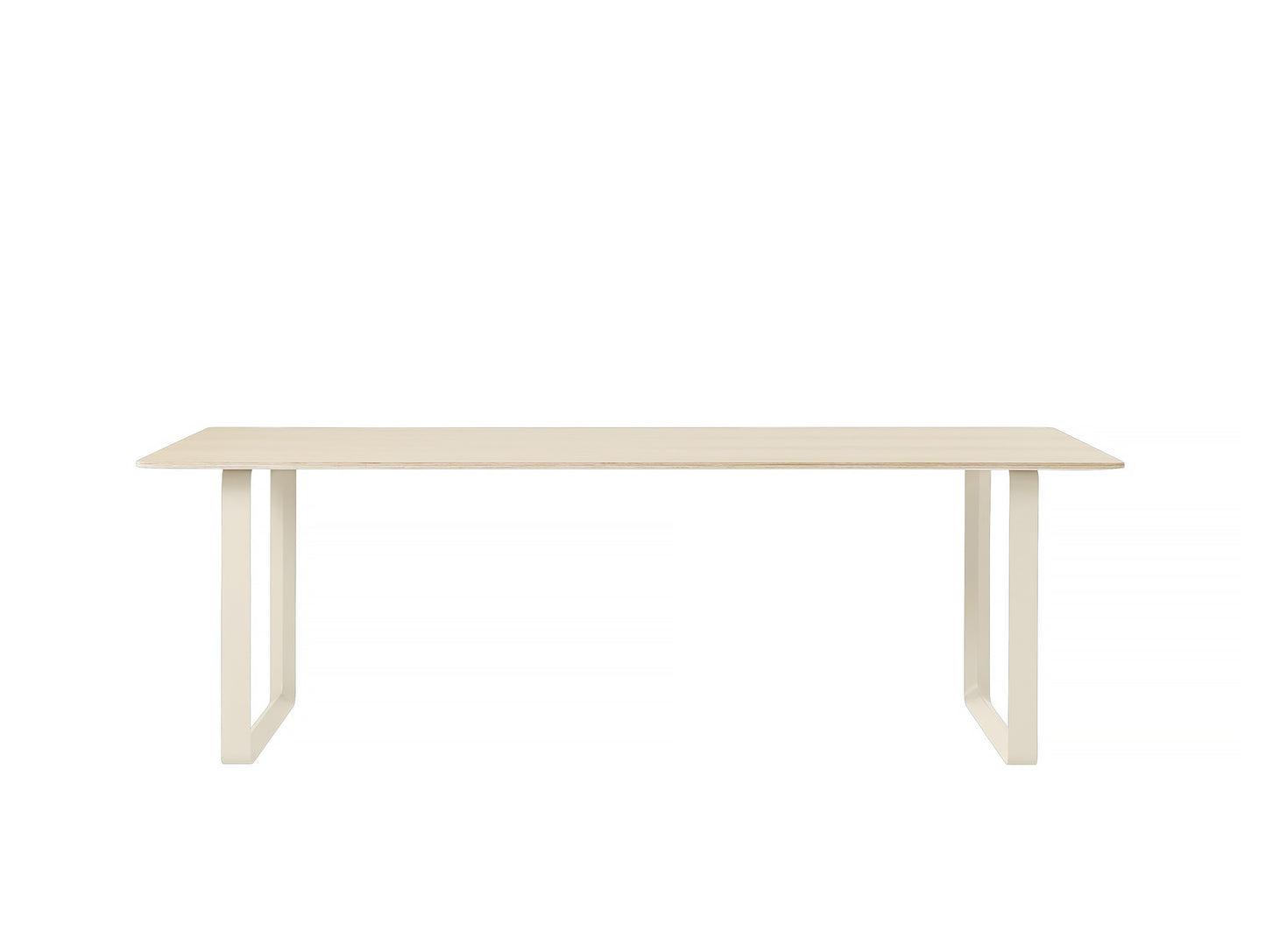 Muuto 70/70 Table Oak Top / Sand Frame / 225 x 90 cm