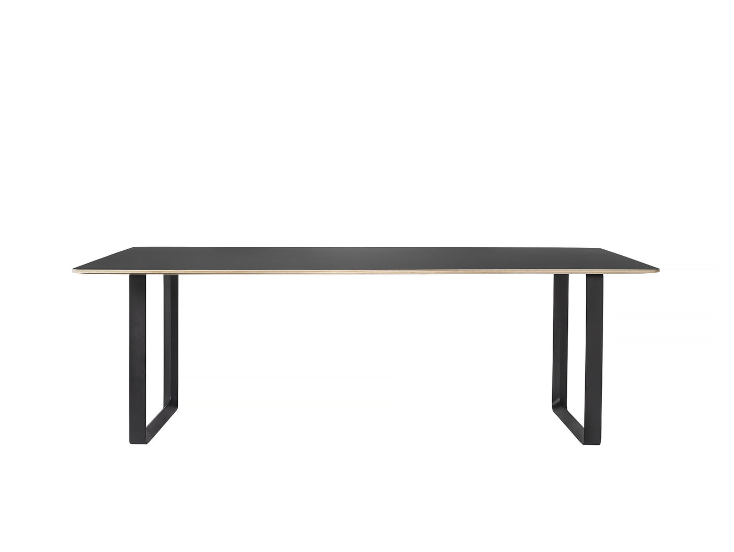 70/70 Table by Muuto - 225 x 90 - Black / Black