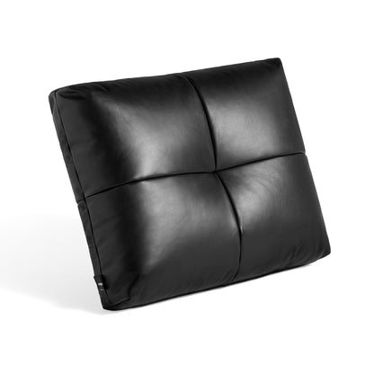 Quilton Cushion in Black Sense Leather by HAY