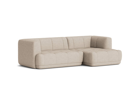 Quilton Sofa - Combination 19 in Ruskin 05 by HAY (Right Chaise Armrest)