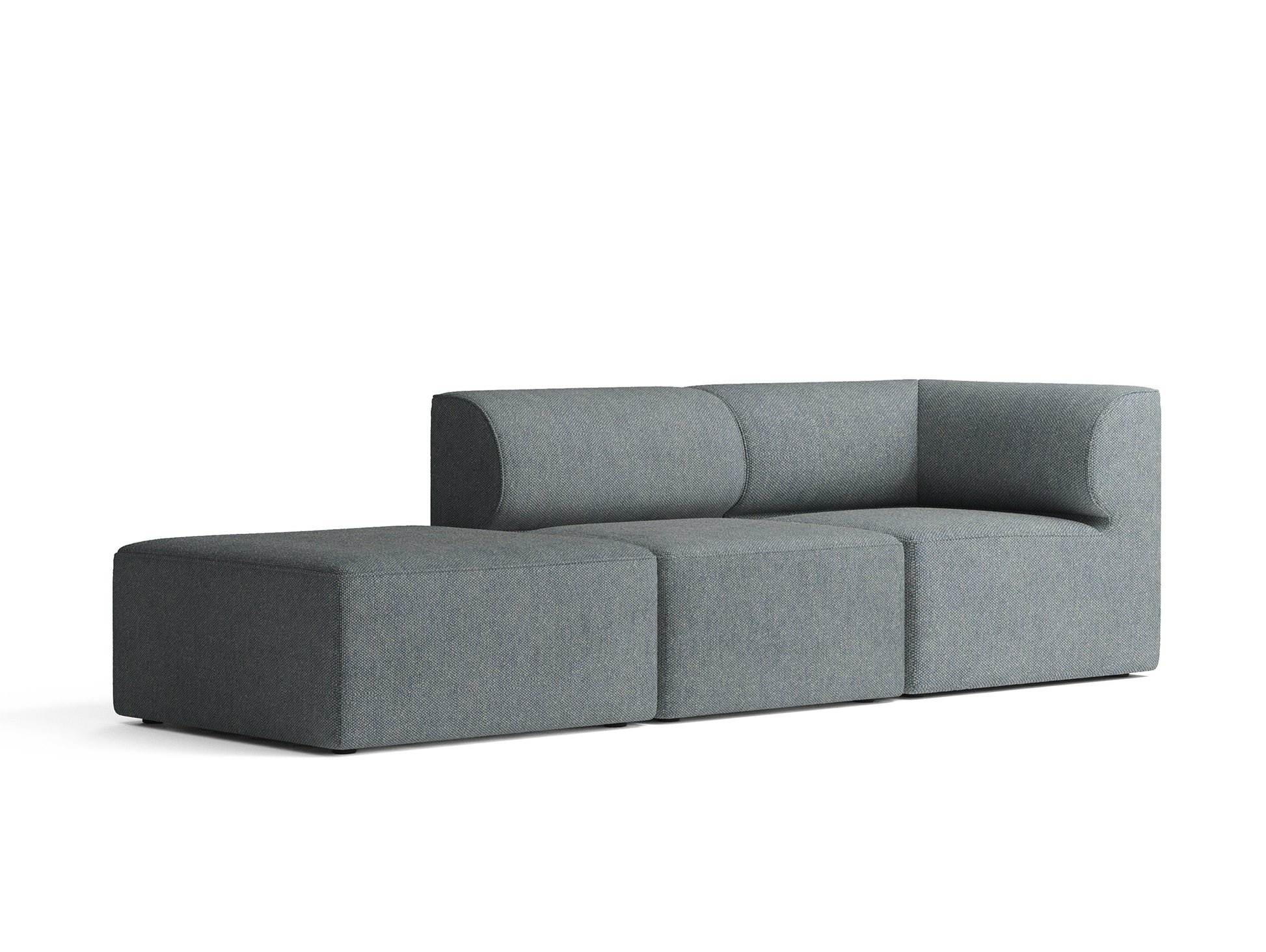 Eave 3-Seater Modular Sofa 86 with Pouf by Menu - Right Armrest (Sitting Left) / Safire 012