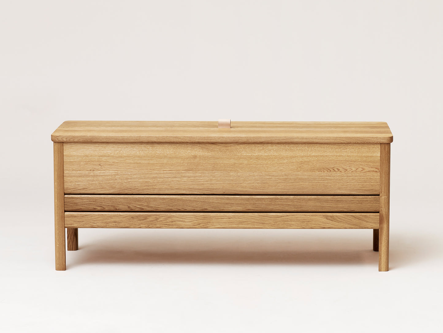 Form and Refine - A Line Storage Bench - Oiled Oak