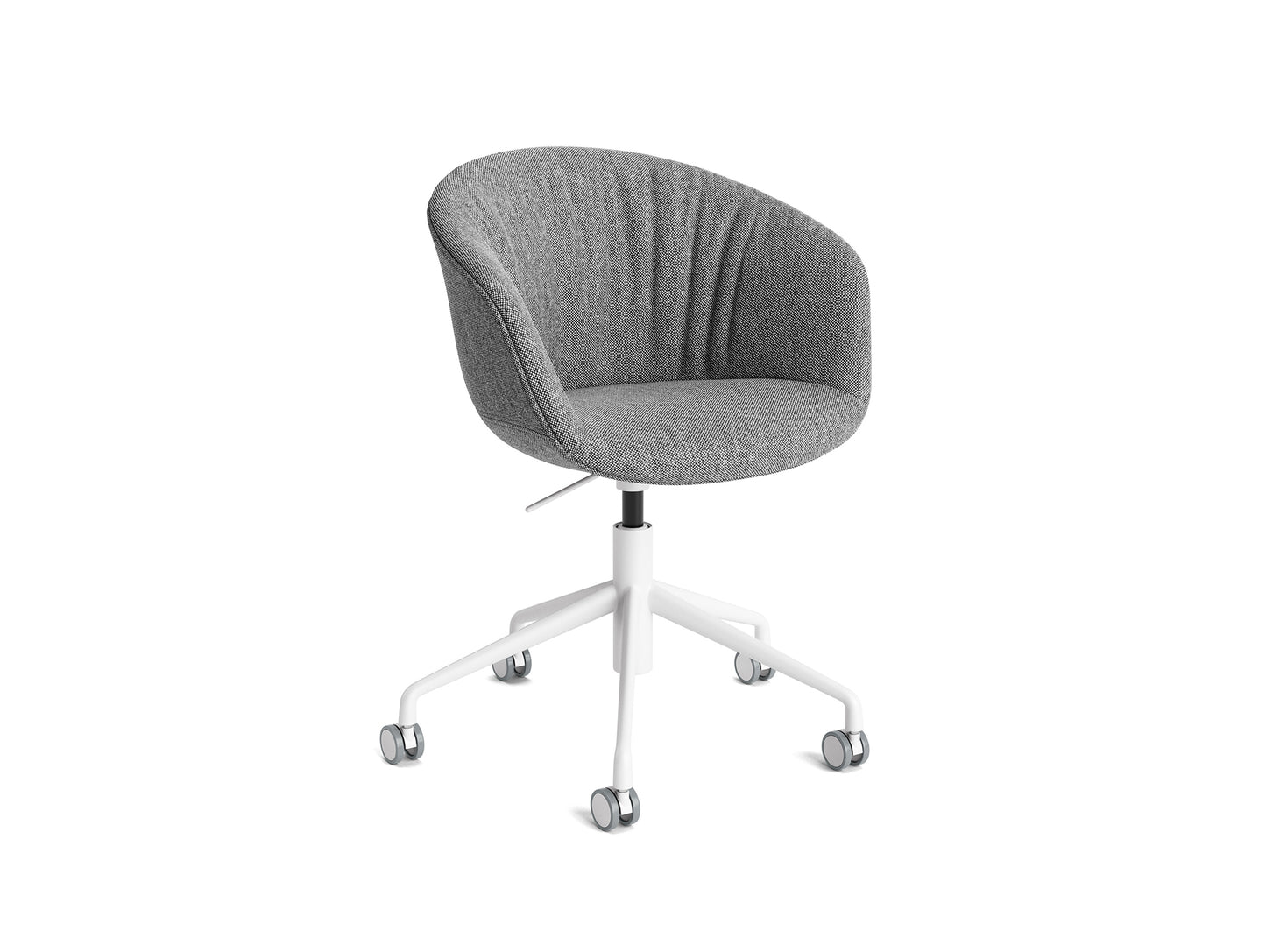 About A Chair AAC 53 Soft by HAY - Hallingdal 166 / White Powder Coated Aluminium