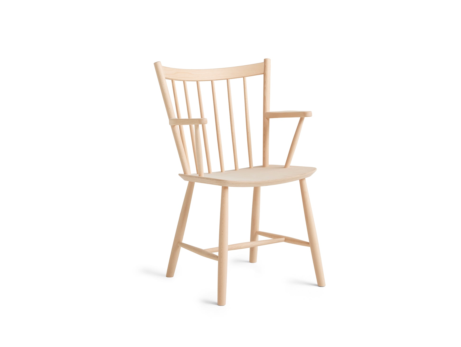 Untreated Natural Beech J42 chair by HAY