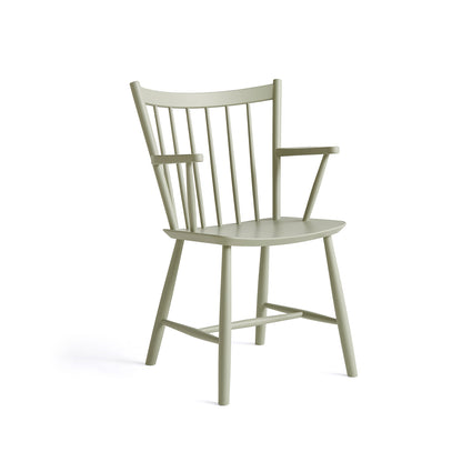 Sage Lacquered Beech J42 chair by HAY