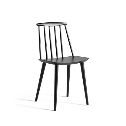 J77 dining chair by HAY - Black Beech 