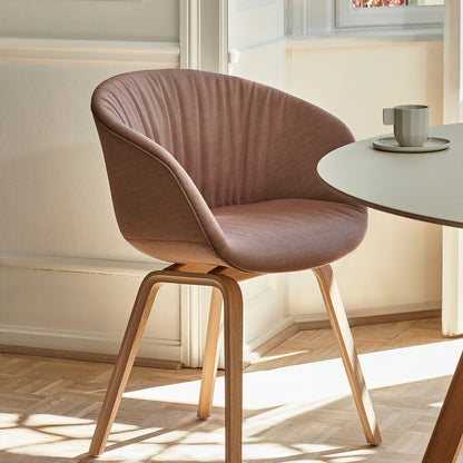 HAY AAC 23 Dining Chair - Remix 3 326 with Matt Lacquered Oak Base