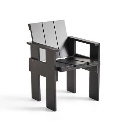 Crate Dining Chair by HAY - Black Lacquered Pinewood
