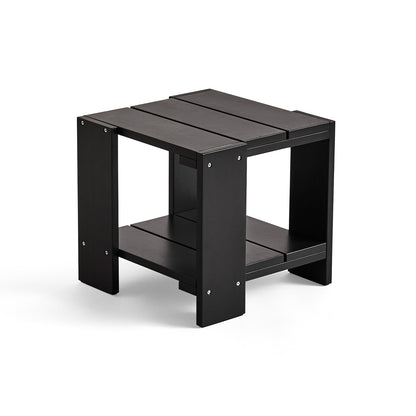Crate Side Table by HAY - Black Lacquered Pinewood