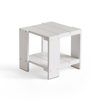 Crate Side Table by HAY - White Lacquered Pinewood