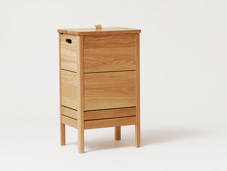 Form & Refine A Line Laundry Box - Oiled Oak