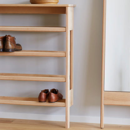 A Line Shoe Rack by Form and Refine – Really Well Made