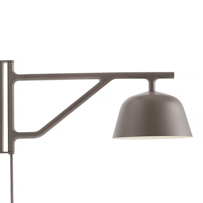 Taupe Ambit Wall Lamp by Muuto