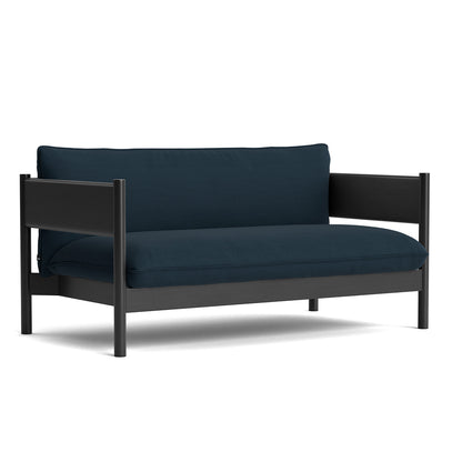 Arbour Club Sofa / Steelcut Trio 796 / Black Lacquered Beech / by HAY