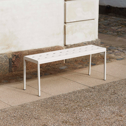 Beige Chalk Balcony Outdoor Bench by HAY