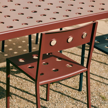 Iron Red / L190 cm / Balcony Outdoor Dining Table by HAY