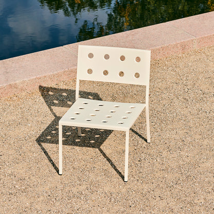 Chalk Beige Balcony Lounge Chair - Set of 2 by HAY