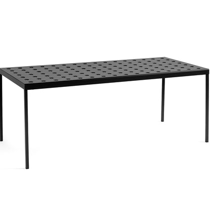 Anthracite / L190 cm / Balcony Outdoor Dining Table by HAY