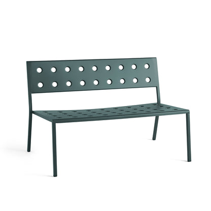 Balcony Outdoor Lounge Bench without Armrest by HAY - Dark Forest