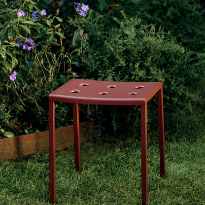 Balcony Outdoor Stool by HAY - Iron Red