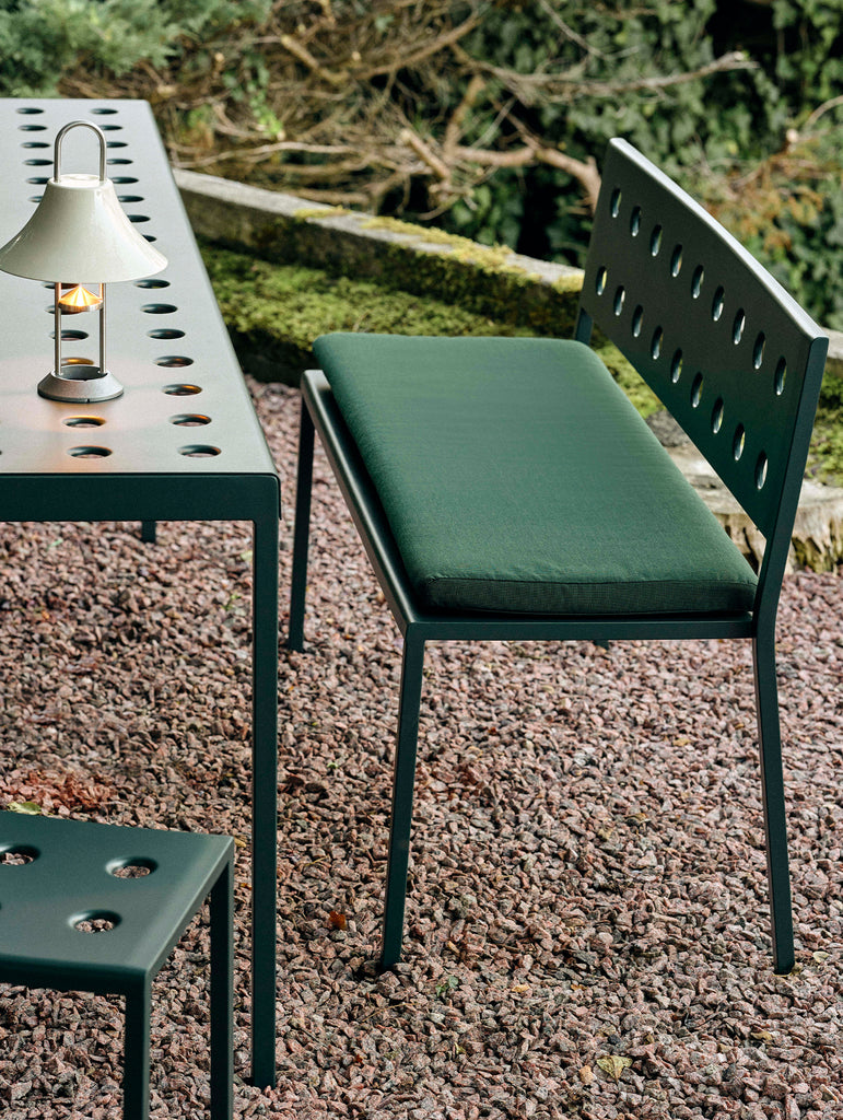 Portable outlet balcony table