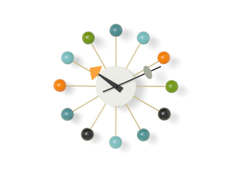 George Nelson Ball Wall Clock by Vitra - Multicoloured