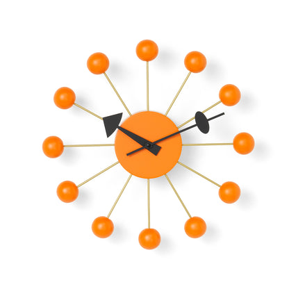 George Nelson Ball Wall Clock by Vitra - Orange