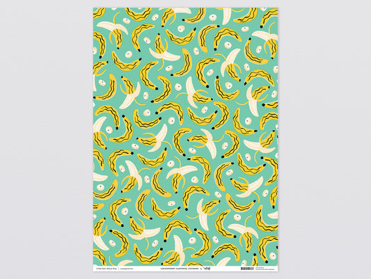 Bananas Wrapping Paper x 3 Sheets by Wrap