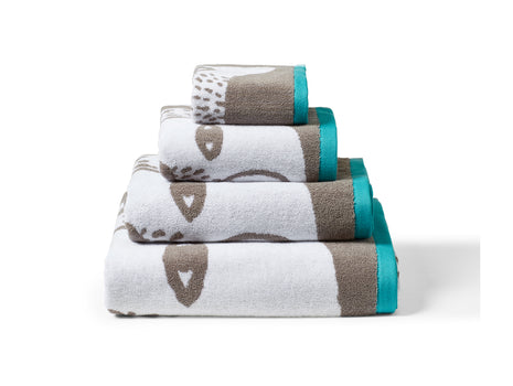 Grey Bear Towels by Donna Wilson
