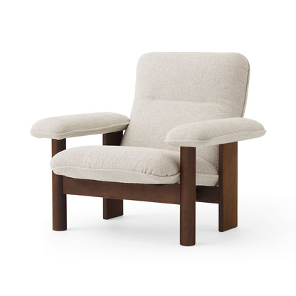 Brasilia Lounge Chair / Dark Stained Oak / Moss 011 by Menu