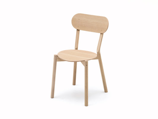 Castor Chair Plus by Karimoku New Standard - Natural Oak