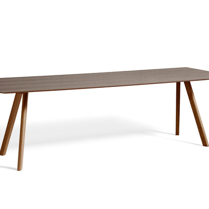 Copenhague Dining Table CPH30 by HAY / 90 x 250 cm / Walnut top / Walnut base (water based lacquer).