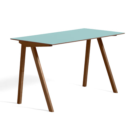 Copenhague Desk CPH90 by HAY - Aquavert Linoleum / Water Based Lacquered Walnut