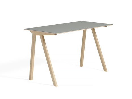 Copenhague Desk CPH90 by HAY - Grey Linoleum / Matt Lacquered Oak