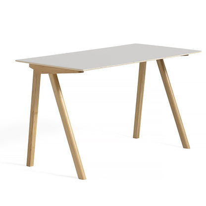 Copenhague Desk CPH90 by HAY - Off-White Linoleum / Clear Lacquered Oak